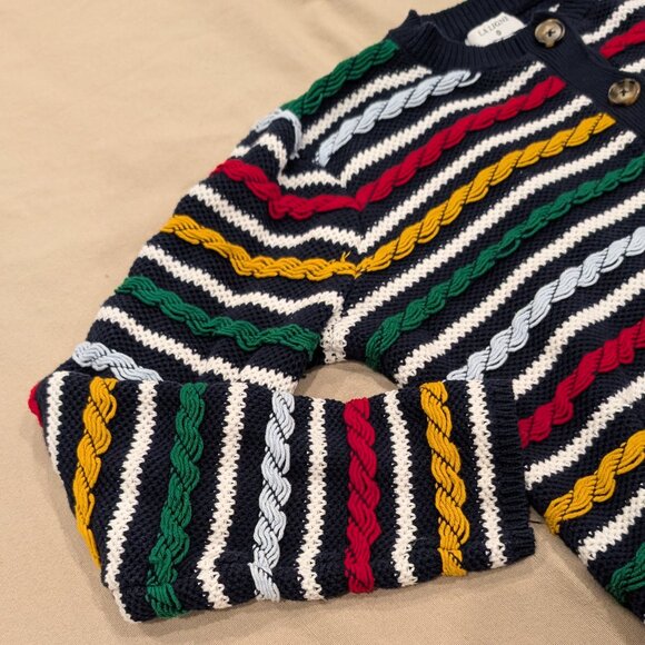 La Ligne x Target Multicolor Textured Striped Cardigan Sweater - Women's sz M - Picture 2 of 6